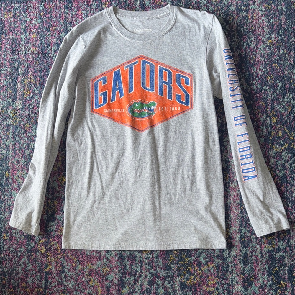 Women's Gray Long Sleeve Gators Tee - University of Florida